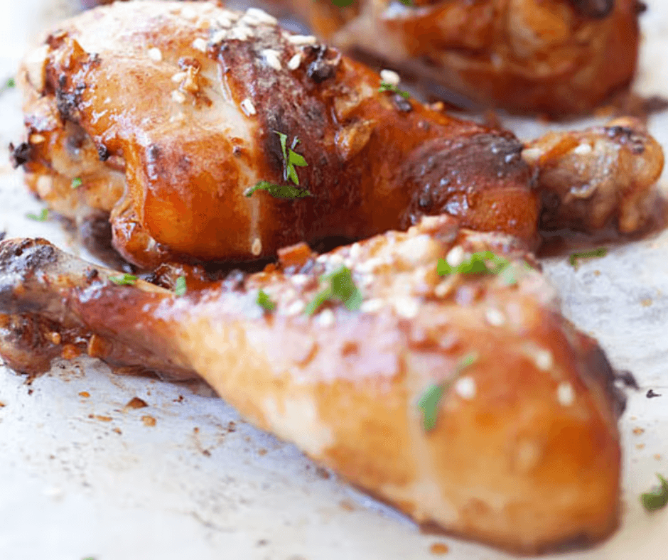 PILONS DE POULET AIL ET GINGEMBRE