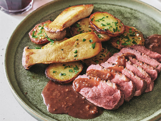 MAGRETS DE CANARD POÊLÉS ET POMMES DE TERRE SARLADAISES