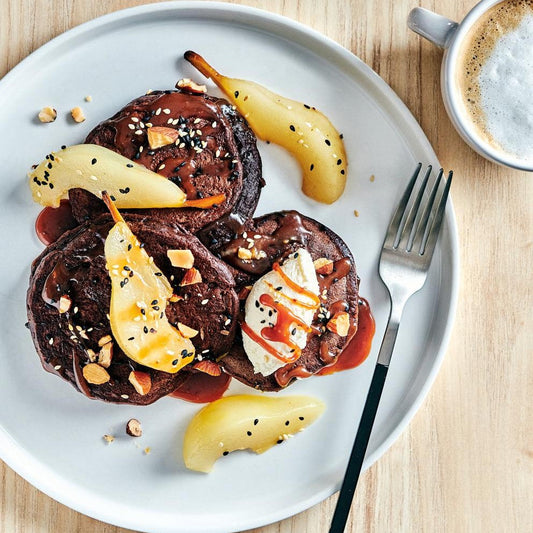 PANCAKE AU CHOCOLAT CHAUD