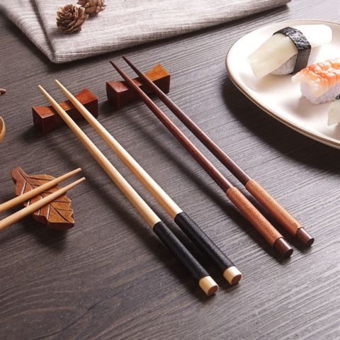 Baguettes japonaises en bois | L'Authentiques duo