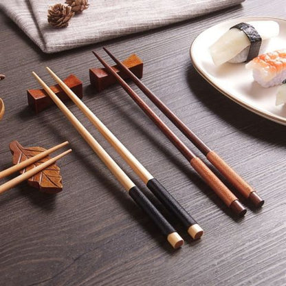 Baguettes japonaises en bois | L'Authentiques duo