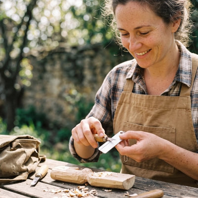Affuteur-pour-couteaux-femme-sur-la-table