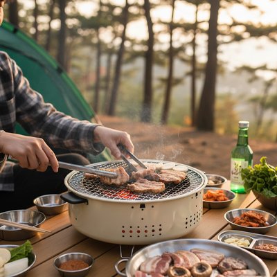 Barbecue-portable-combustion-efficace 
