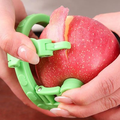 Éplucheur-à-pommes-fixation-sécurisé