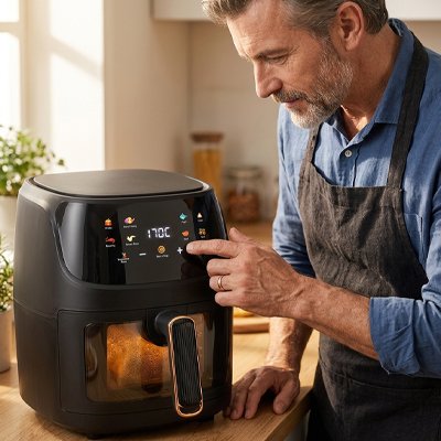 Friteuse-à-air-chaud-Capacité-généreuse