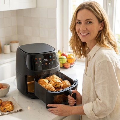 Friteuse-à-air-chaud-cuisson-sans-huile