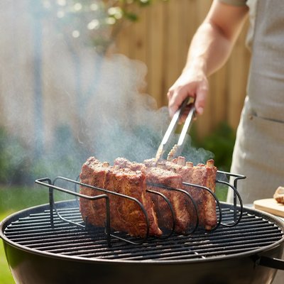 Grille-barbecue-longue poignée 