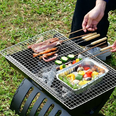 Grille-pour-barbecue-rincage-aisée 