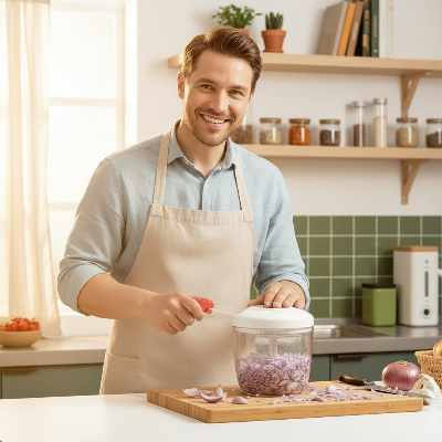 hachoir-oignons-homme-cuisinant-avec-le-grand-hachoir-sans-corde