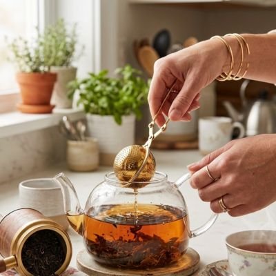 Infuseur à thé en feuilles
