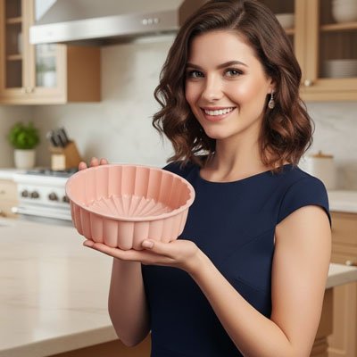 Moule-à-gâteau-silicone-rose 