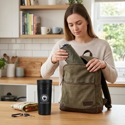 Mug isotherme noir