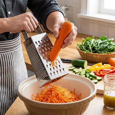 Râpe-à-fromage-manuelle-pour-des-carottes